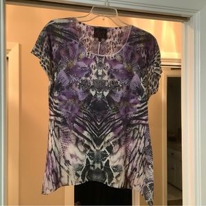 French Blue top in Small. Purple/Brown color. This top was only worn a few times